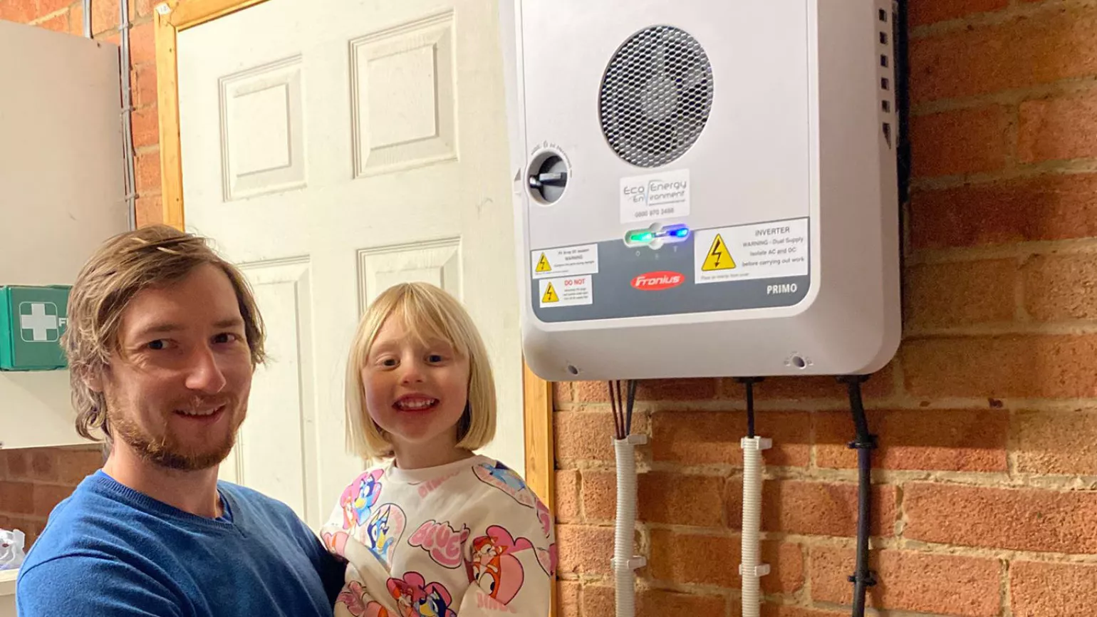 Family with GEN24 Plus inverter