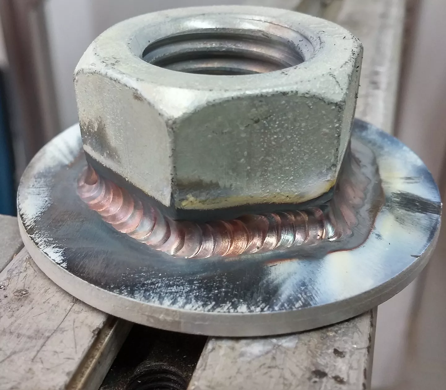 Nut to washer weld, Fronius USA
