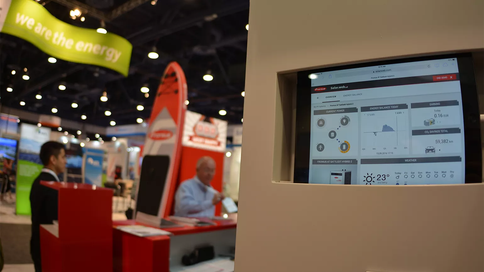 Solar Power International Fronius USA Booth