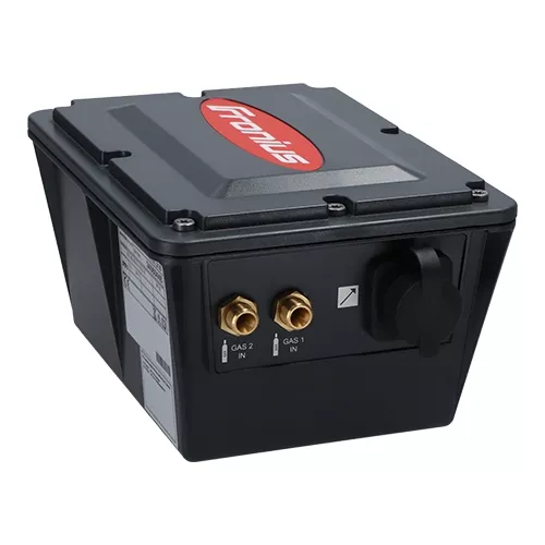 Caja externa del control de gas