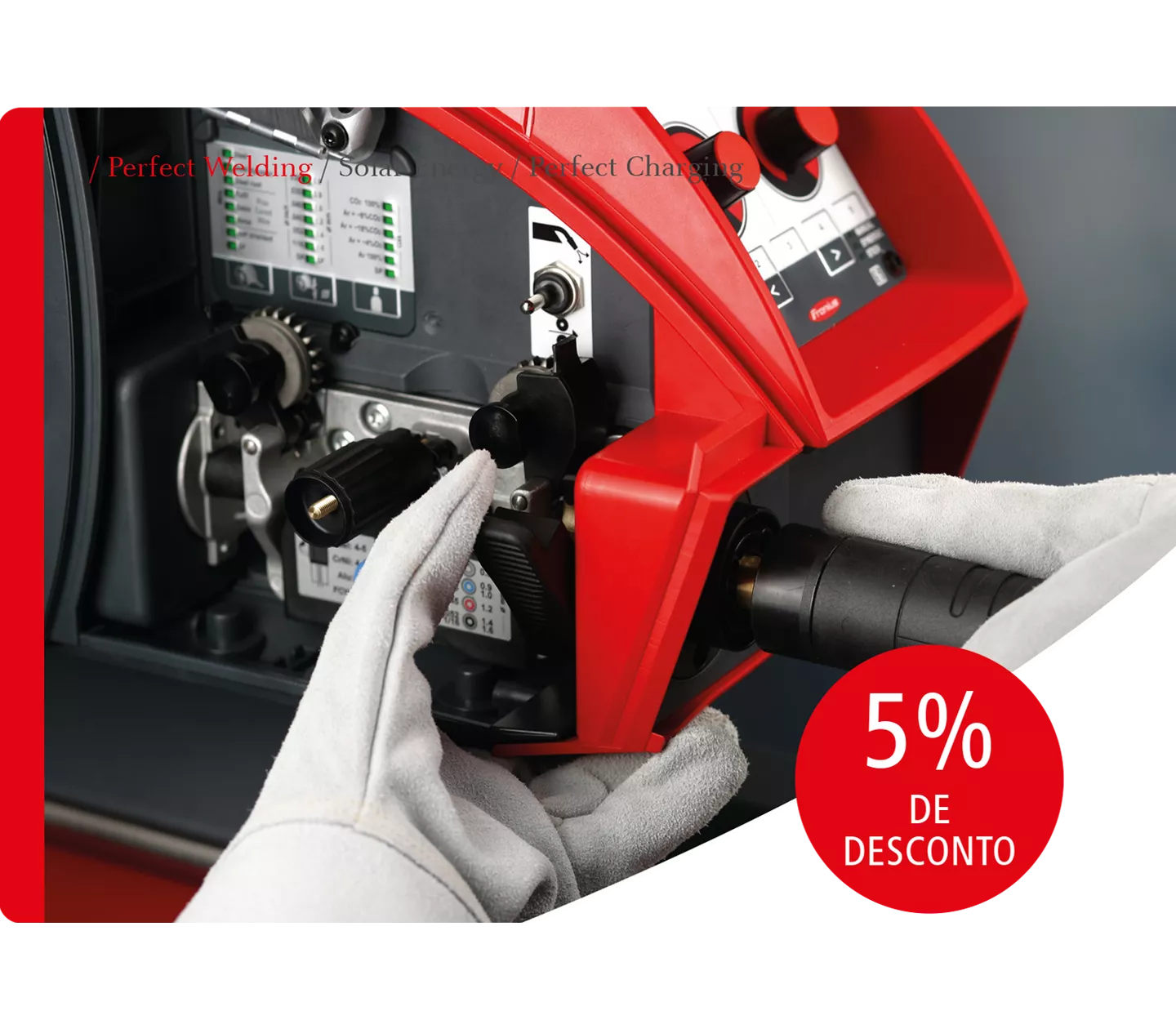 Desconto de 5%