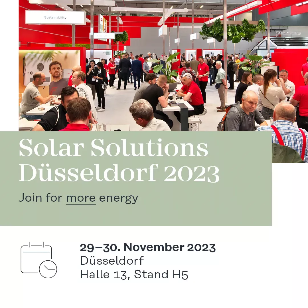 Messe Solar Solutions Düsseldorf