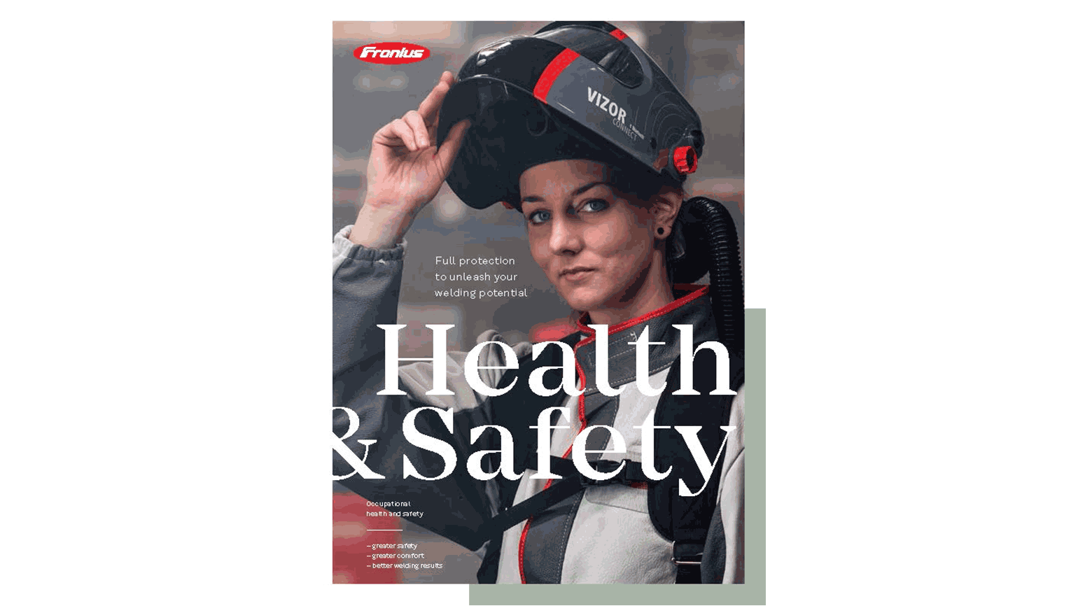 Cover of the Health and Safety brochure