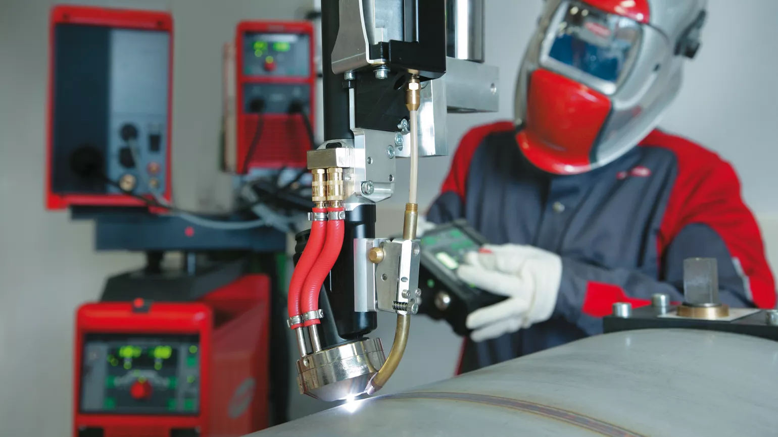 Plasma welding shop