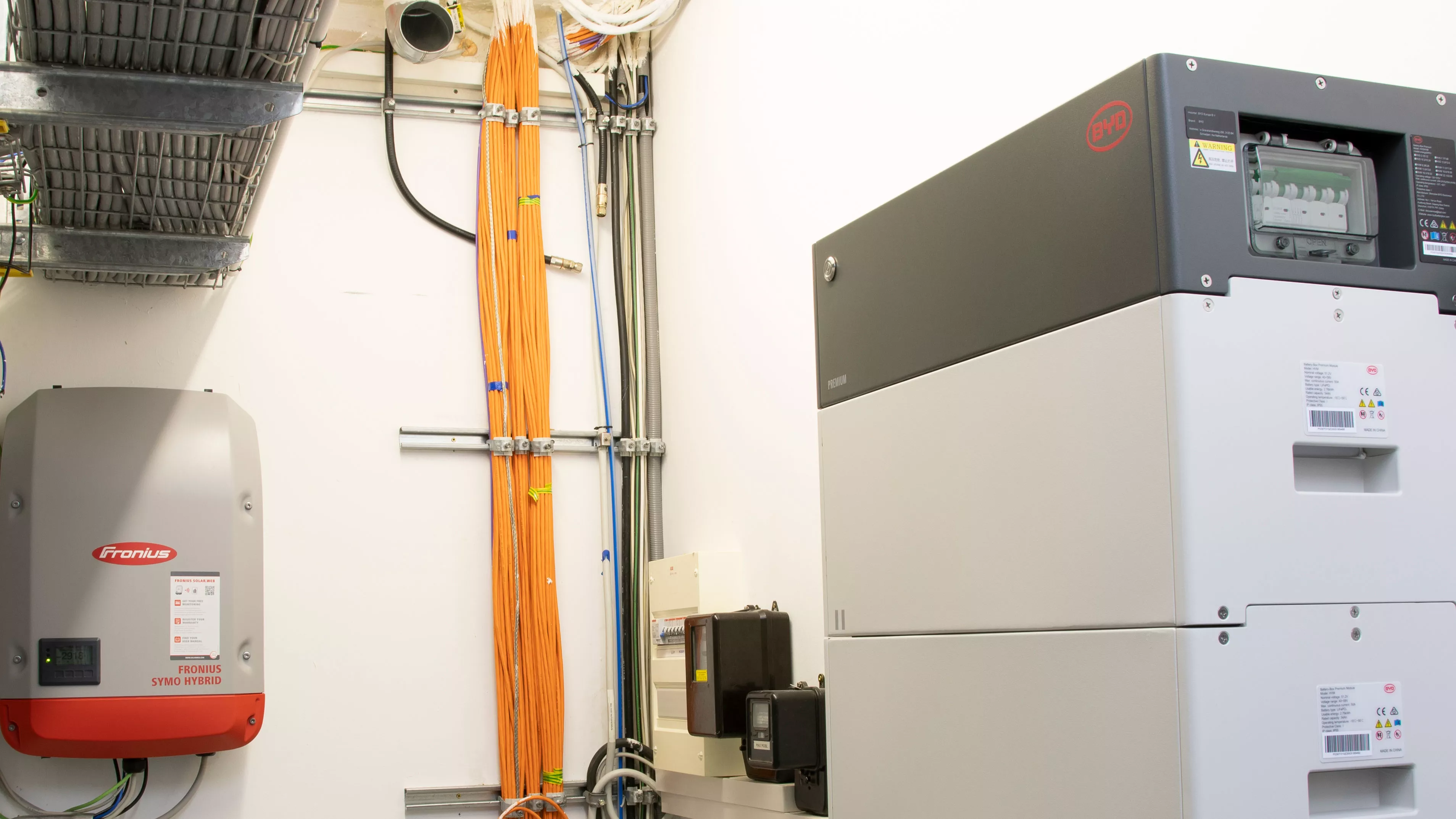 PVAnlage mit Fronius Symo Hybrid und BYD Speicher